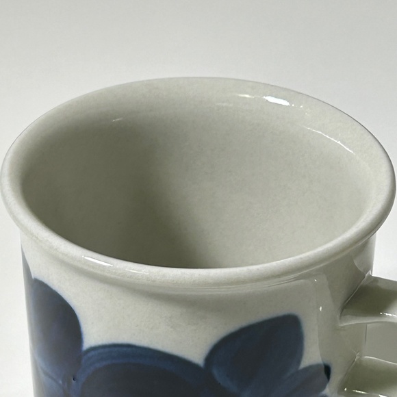 Vintage 50s 60s Arabia of Finland Ulla Procope Stoneware Anemone Mug Signed - Picture 7 of 9